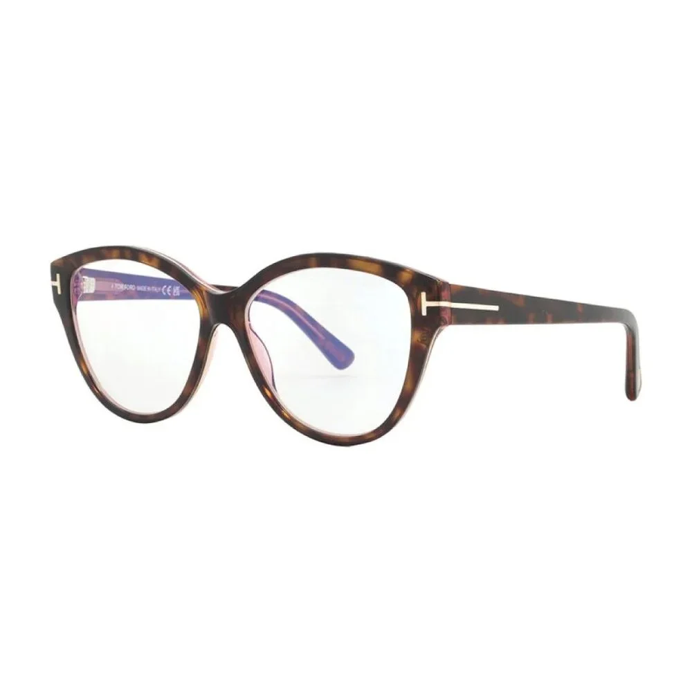 NEW TOM FORD EYEGLASSES HAVANA WOMEN CAT EYE EYEWEAR